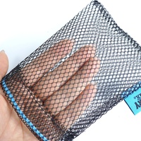 Mini sac de rangement en maille de polyester avec cordon de serrage, sac d'emballage pour savon