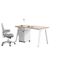 Bureau de travail en bois en forme de L au design moderne, hauteur réglable, tiroir avec serrure mécanique à combinaison, couleur personnalisée, garantie de 2 ans