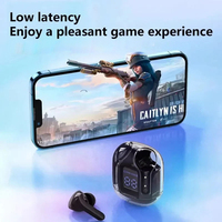 Écouteurs Eraysun Air31 Transparents TWS Véritablement Sans Fil à Réduction de Bruit Casque de Jeu Intra-Auriculaire Étanche pour Entreprise