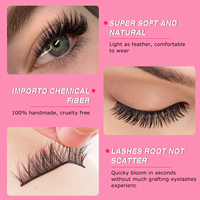 Vente chaude Naturel Doux Cils Épais Faux Cils Quotidien Rencontres Maquillage Cils Cils