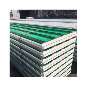 Panneaux sandwich <span class=keywords><strong>EPS</strong></span> pour la construction de bâtiments neufs, ignifuges B1, revêtement métallique, pour usage scolaire, en vente - Product Image 3