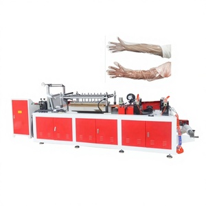 Máquina Rontech Totalmente Automática <span class=keywords><strong>de</strong></span> Alta Velocidad para Fabricar Guantes Largos Desechables <span class=keywords><strong>de</strong></span> Plástico PE, Impermeable, 3.5kW, 220V, Fácil <span class=keywords><strong>de</strong></span> Operar - Product Image 1