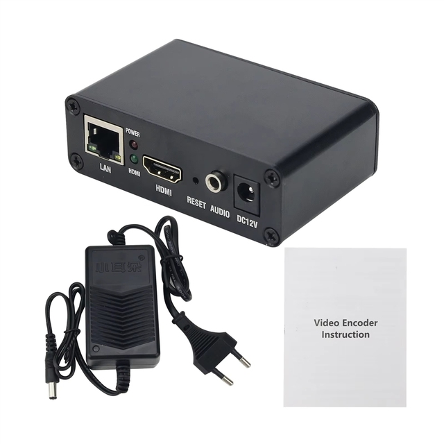 GGDX Mini Encoder Portable H.265 H264 1920x1080 for RTMP/PTSP/HTTP/UDP/RTP Live Streaming