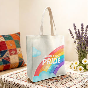 Bolsas de Mano Sublimables al por Mayor, 40x36cm, Premium, Gran Capacidad, Duraderas, de Lino, para Compras, Personalizables con Fotos y Pinturas - Product Image 4