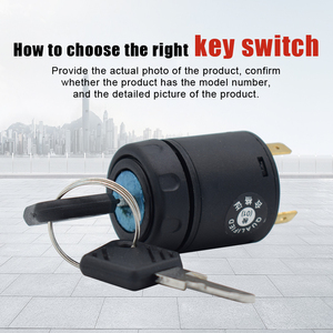 Trung Quốc Nhà Máy Xe Nâng Phụ Tùng Đánh Lửa <span class=keywords><strong>Key</strong></span> Switch JK410 Cho Heli / Jungheinrich / Linde Xe Nâng 7915492622 - Product Image 3