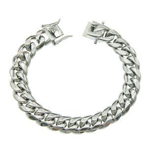 <b>Titanium</b> Steel Cuban <b>Chain</b> Men's Necklace, Fashionable Hip-hop Nightclub <b>Chain</b> Jewelry Tanjing Fashion Lijing Necklace - Product Image 5