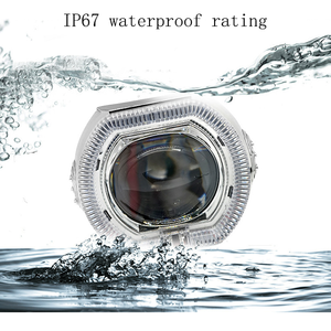 Mini Proyector Bi-LED <span class=keywords><strong>de</strong></span> 2.5 Pulgadas para Faros Delanteros <span class=keywords><strong>de</strong></span> Motocicleta, Lentes DRL, Ojos <span class=keywords><strong>de</strong></span> <span class=keywords><strong>Demonio</strong></span>, Actualización H4 H7, Ojos <span class=keywords><strong>de</strong></span> Ángel, Aluminio RGB - Product Image 5