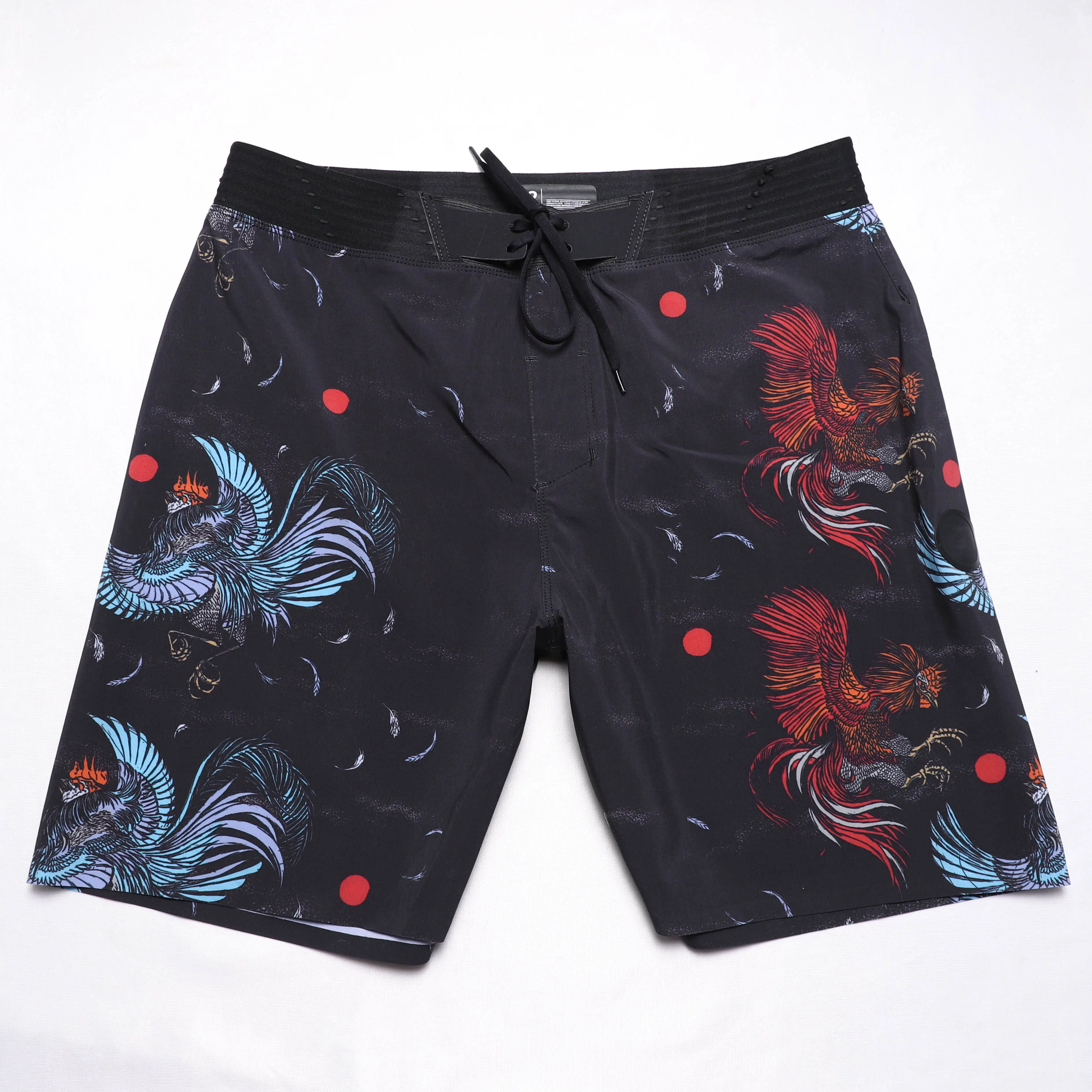 Men's beach shorts Summer vacation swim pants 4-way stretch waterproof breathable fr fabric shorts