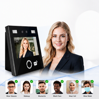 Terminal de contrôle d'accès JINGXIN avec double caméra, écran tactile NFC, logiciel Cloud, TCP/IP, WiFi et reconnaissance faciale pour la gestion des présences