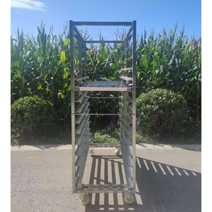 वाणिज्यिक बेकरी स्टेनलेस स्टील ट्रे ट्रॉली - Product Image 4