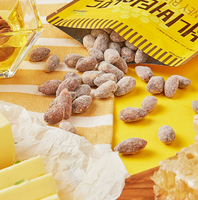 Snacks coréens Babe Tom Farm Amandes aromatisées au beurre de miel et au wasabi Vente en gros 80g*40 Durée de conservation de 500 jours