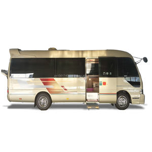 Alta calidad Japón usado <span class=keywords><strong>Toyota</strong></span> <span class=keywords><strong>Coaster</strong></span> Bus vehículo modificable 12 pasajeros original buen estado venta minibús en <span class=keywords><strong>precio</strong></span> barato - Product Image 1