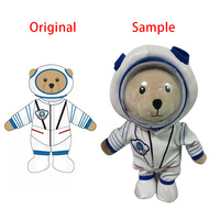 OEM/ODM disponible, logo personnalisé, poupée robot en peluche, poupée robot bleue, poupées en peluche de dessin animé, poupée robot en peluche douce