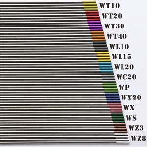 Offre Spéciale Wt20/wc20/wp/wl15/wl20 électrode de tungstène 150MM 175MM électrode soudée en tungstène avec pointe colorée - Product Image 3