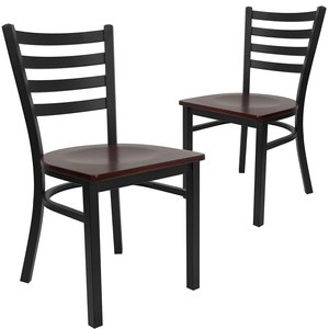 Sillas de Comedor Metálicas Contemporáneas para Restaurante, Cafetería y Comida Rápida con Asiento Acolchado de PU - Product Image 2