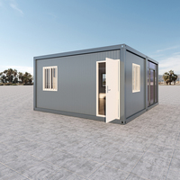 Maison conteneur modulaire durable anti-corrosion, installation rapide, préfabriquée en kit, bureau, entrepôt, atelier 10ft 20ft 30ft 40ft