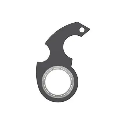 Anti-anxiety Stress Toy Spinning Keyring Finger Fidget Key Ring Gift/karambit spinner Rotation Decompression Keychain Spinner