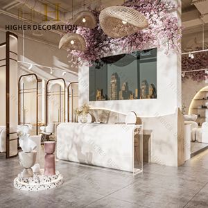 Set di Arredamento per Barbiere Personalizzato Stazione da Barbiere su Misura Design per Barbiere Stile Moderno - Product Image 2