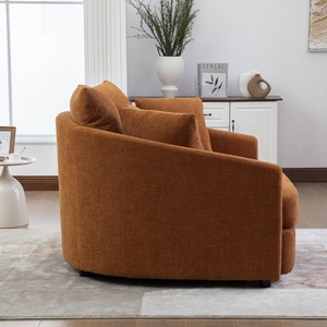 Poltrona Chaise Longue Moderna Imbottita e Resistente, Comoda Poltrona Oversize con Rivestimento, Seduta Profonda per Lettura, Poltrona da <span class=keywords><strong>Soggiorno</strong></span> - Product Image 4