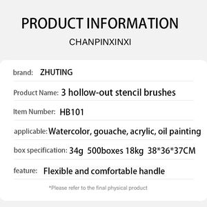 Prix le plus bas, lot <span class=keywords><strong>de</strong></span> 3 pinceaux à huile en poils naturels, manche rond en bois, pinceaux artistiques pour le <span class=keywords><strong>dessin</strong></span> et <span class=keywords><strong>la</strong></span> peinture - Product Image 2