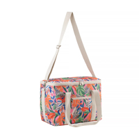 Sac à dos isotherme rétro en toile de luxe vintage personnalisé à grande capacité, étanche, sac de plage, glacière, sac à déjeuner thermique