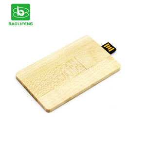 Personnalisé en <span class=keywords><strong>bois</strong></span> carte de crédit USB 3.0 2.0 boîtier lecteur flash puces 1 go 2 go 4gb 8gb 16gb 32gb clé usb mémoire - Product Image 3