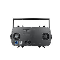 2x100W 200W Projecteur LED COB Blinder à 2 Yeux Blanc Froid et Blanc Chaud 2-en-1 avec Contrôle DMX pour Scène, DJ, Fête, Mariage