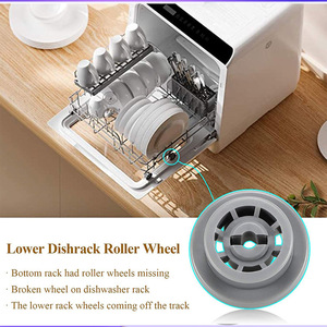 Dishwasher Lower Dishrack Roller <b>Wheel</b> Plastic <b>Replacement</b> Part DD66-00023A Home Use - Product Image 3