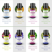 Marque privée d'aromathérapie organique de qualité thérapeutique pure 100% Relaxation Soulagement du stress Huile essentielle de sommeil OEM disponible