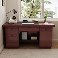 Bureau d'ordinateur moderne et minimaliste avec tiroir et serrure à code pour le travail et l'étude à domicile