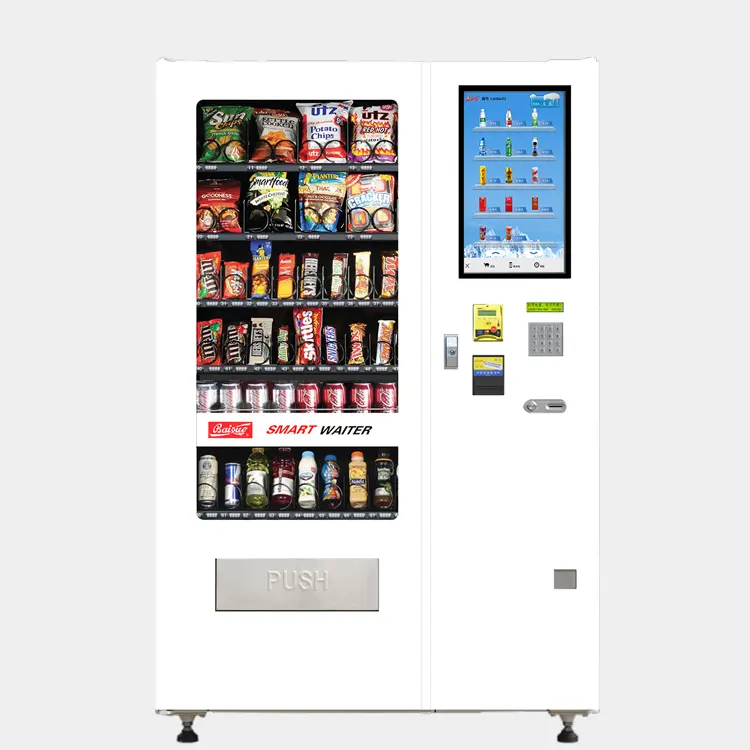 JSBS VCM3-4000CS 22 Inch touch screen cashless condom vending machine with lift system for sale