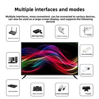 TV Hotel Weier MINI LED 4K Ultra HD Smart LCD Layar Lebar 60Hz Ultra-Slim Google WebOS Android AOSP Tizen Hitam 32"-98"