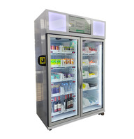 Nieuwe Retail Vers Voedsel Fruit Groenten Machine Automaat Automaat Micron Slimme Koelkast Automaten Voor Verkoop In Supermarkt