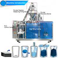 Machine d'emballage automatique de poudre de boissons santé en doypack, machine d'emballage de poudre de protéines de lactosérum, de collagène, de vitamines en sachet