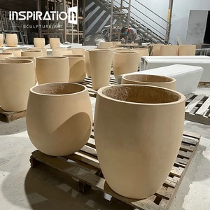 INSpiration GRC plantadores fabricante personalizado al aire libre grande moderno hormigón GRC enorme maceta <span class=keywords><strong>de</strong></span> árbol - Product Image 3
