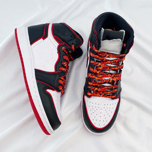 Lacets de feu <span class=keywords><strong>AF1</strong></span>/AJ1 univers Galaxy lacets plats rouge <span class=keywords><strong>bleu</strong></span> vert chaussures de basket-ball chaussures de sport lacets hommes femmes 120/140/160 - Product Image 5