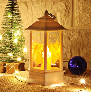 Decorazione Natalizia a LED con Babbo Natale e Pupazzo di Neve, Alimentata a Batteria, Ornamenti Natalizi in Plastica per Albero, Navidad, Noel, Natale, Novità - Product Image 6