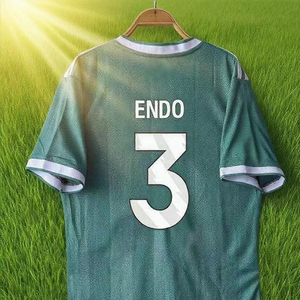 Maglia da Calcio Personalizzata di Alta Qualità in Poliestere per Uomo - Maglia da Calcio Estiva Traspirante ad Asciugatura Rapida - Product Image 1