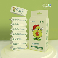 Mini lingettes humides Fabricant OEM Lingettes nettoyantes hydratantes désinfectantes pour les mains pour enfants et adultes Taille de voyage On-The-Go Care