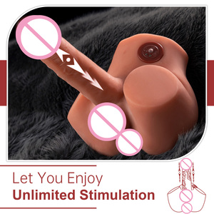 Muñecos Sexuales Masculinos con Dildo Vibrador Automático Flexible y Grueso, Torso Musculoso Realista en <span class=keywords><strong>3D</strong></span>, Muñeco Sexual Unisex, Masturbador - Product Image 5