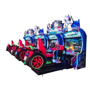 Máquina de Carreras Arcade para Interiores, Máquina de Carreras Dinámica para Dos Personas, Operada con Monedas - Product Image 4