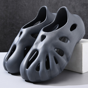 Sandalias de Verano para Hombre, Suela Suave Antideslizante, Cómodas para la Playa, Tallas 40-45, Color Sólido, Tacón Bajo, Diseño de una Pieza Moldeada - Product Image 5