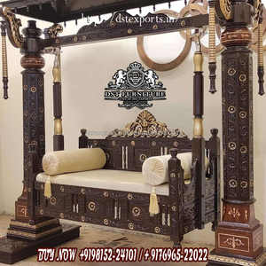 Columpio de Jardín de Madera de Teca Moderna de Primera Calidad, Duradero, Hecho a Mano, Personalizable, Color y Tamaño a Medida DST - Product Image 4