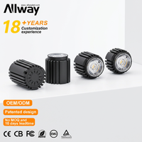 Module LED Allway de haute qualité, downlight en aluminium 5W 9W 12W 18W, éclairage de plafond pour salon, spot encastré LED