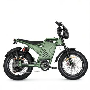 Vélo de montagne électrique avec pneus de 20 * 4 pouces, batterie au lithium 60V25AH, suspension avant et arrière, frein à disque hydraulique - Product Image 4
