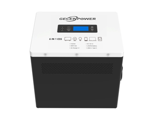 Gecenpower GC-P1000A2 500W สถานีไฟฟ้าพกพา LiFePO4 เครื่องกำเนิดพลังงานแสงอาทิตย์ 1000Wh ออลอินวัน สำรองไฟบ้าน UPS MPPT UN38.3 รองรับการใช้งาน - Product Image 3
