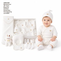 Coffret Cadeau de Vêtements Bébé Nouveau-Né 0-3 Mois en Coton 100% de Haute Qualité, Lot de 15 à 20 Pièces