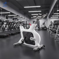 Vélo d'exercice, vélo de spinning, vélo de cyclisme d'intérieur, utilisation à domicile, cadre en acier vertical, écran LCD, hauteur réglable, transmission par courroie, magnétique