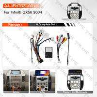 Cadre d'autoradio populaire pour Infiniti QX56 2004, lecteur multimédia de voiture à grand écran de 12,3 pouces, Android DSP GPS stéréo