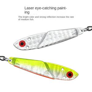 Langniu Niu Luya Bait Duoke Heavy Water Dog Far-Cast Iron VIB Three Hook Titanium Steel Clad Lead Bionic Bait Bottom Metal - Product Image 2